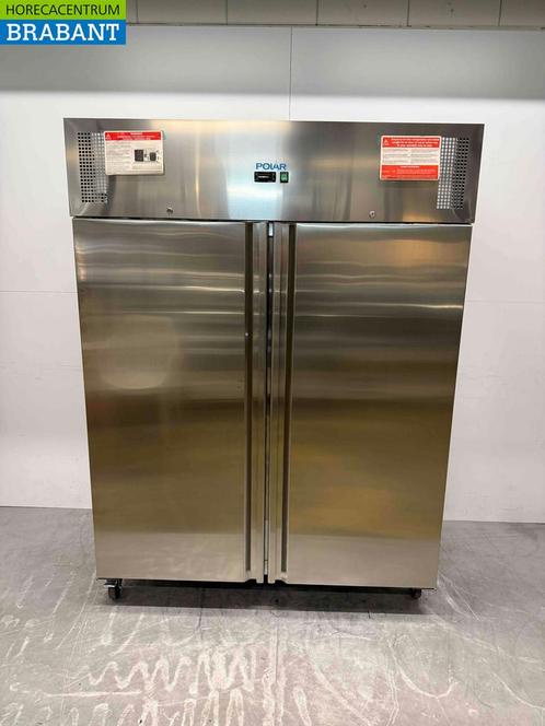 RVS Polar U635 Dubbeldeurs 2-deurs Vriezer Vrieskast 1300, Zakelijke goederen, Horeca | Keukenapparatuur, Ophalen of Verzenden