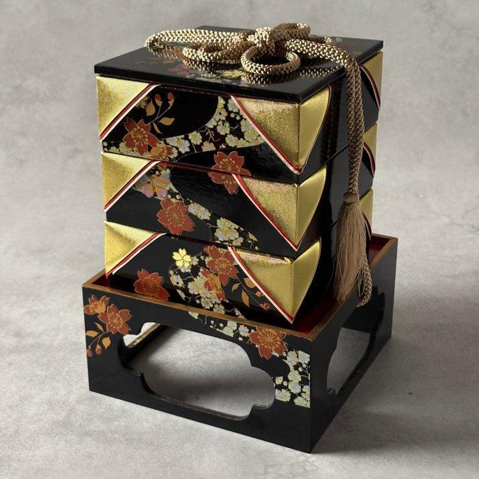 Doos - Hout - Stapeldoos Jubako, Antiek en Kunst, Antiek | Overige Antiek