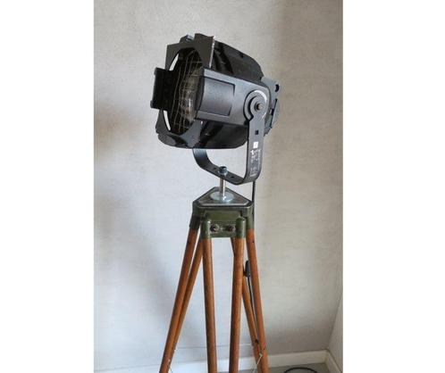 Theater Lamp - Staande lamp - Aluminium, Hout, Staal, Antiek en Kunst, Antiek | Wandborden en Tegels