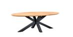 Suns Madre tuintafel met ovaal teak blad 220 x 130 cm SALE |, Tuin en Terras, Nieuw