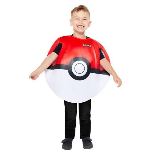 Kind Kostuum Pokemon Pokeball Tabard, Kinderen en Baby's, Carnavalskleding en Verkleedspullen, Nieuw, Verzenden
