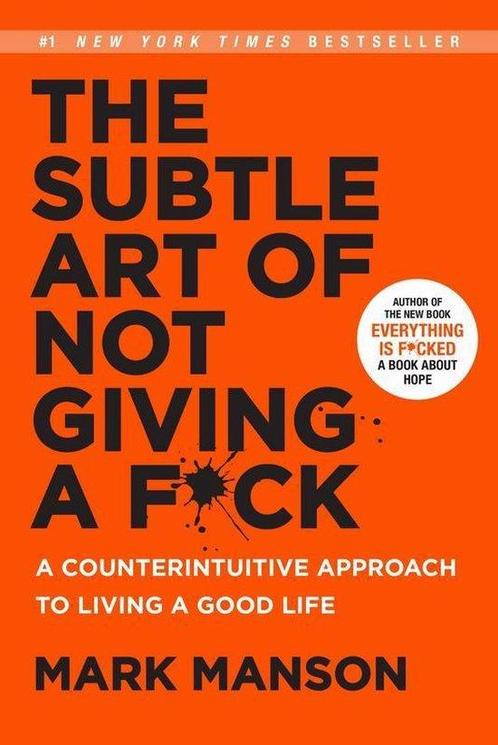 The Subtle Art of Not Giving a F*ck 9780062641540, Livres, Livres Autre, Envoi