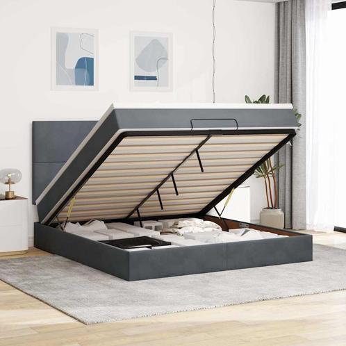 vidaXL Ottoman bed met matrassen 160x200cm fluweel, Huis en Inrichting, Slaapkamer | Bedden, Nieuw, Verzenden