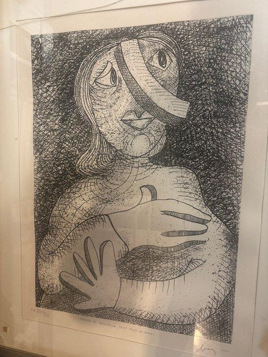 Enrico Baj (1924-2003) - Marfa M. Pechkova, petit fille de, Antiek en Kunst, Antiek | Overige Antiek