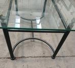 Salontafel - Glas, Smeedijzer - Rechthoekige salontafel