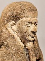 Ptolemeïsche periode Hout Ptah-Sokar-Osiris-figuur. Met een, Verzamelen