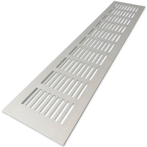 Ventilatiestrip aluminium LxH 400 x 80mm (G61-4008AA), Doe-het-zelf en Bouw, Ventilatie en Afzuiging, Nieuw, Verzenden