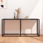 vidaXL Table console Marbre noir 160x35x75,5 cm Verre, Verzenden, Neuf