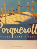 Monsieur Z - Affiche de Tourisme Porquerolles - La Plage de