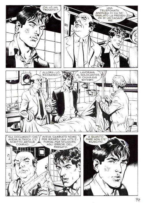 Bigliardo, Daniele - 5 Original page - Dylan Dog #316 -, Livres, BD