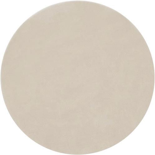 tectake Kortpolig vloerkleed Soft Zone - beige, Ø 120 cm, Huis en Inrichting, Stoffering | Tapijten en Vloerkleden, Verzenden