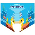 Baby Shark Uitnodigingen 8st, Nieuw, Verzenden