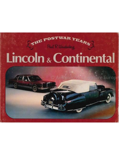LINCOLN & CONTINENTAL: THE POSTWAR YEARS (MARQUES OF, Livres, Autos | Livres