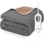 2dekans | Auronic Elektrische Warmtedeken - 1 Persoons - 3, Huis en Inrichting, Woonaccessoires | Plaids en Woondekens, Ophalen of Verzenden