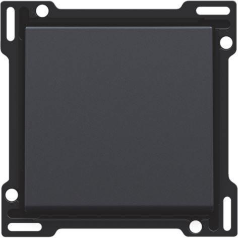 Niko Intense Anthracite, afwerking voor enkelvoudige schakel, Doe-het-zelf en Bouw, Elektriciteit en Kabels, Verzenden