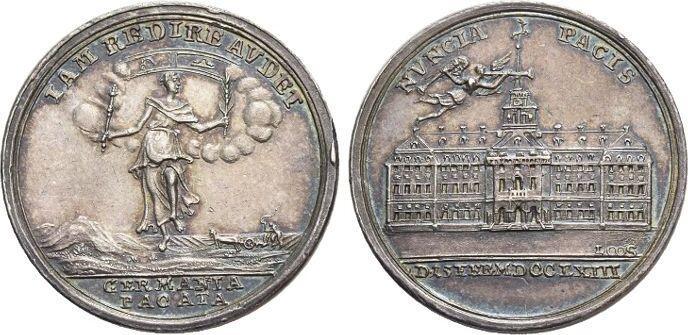 Ar-abschlag von den Stempeln des Dukaten 1763 Brandenburg..., Postzegels en Munten, Munten | Europa | Niet-Euromunten, België