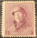 Belgique 1919 - Roi Albert Ier Helm 2Fr - la meilleure, Timbres & Monnaies, Timbres | Europe | Belgique