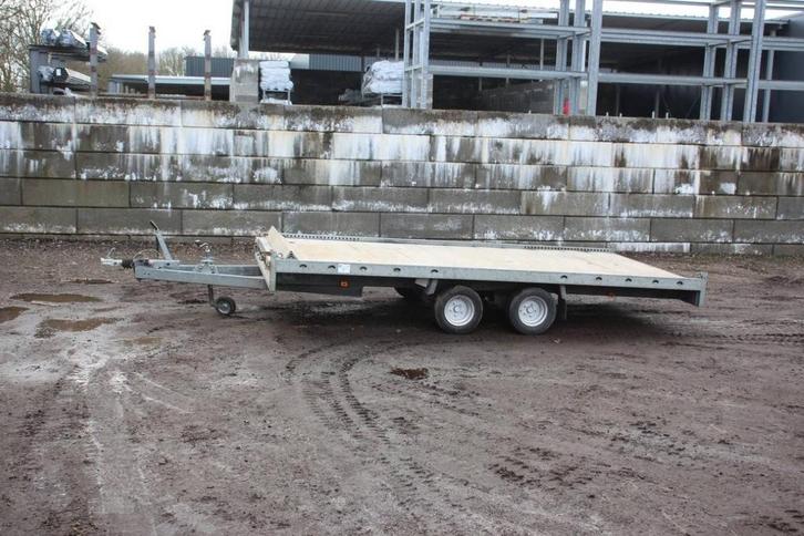 Veiling: Platte aanhangwagen Anssems MSX 3000-405X200 2014, Auto's, Vrachtwagens, Ophalen