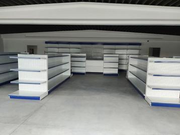 RAYONNAGE MAGASIN - WINKELREKKEN - ETAGERE - PRIX TOP beschikbaar voor biedingen