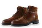 Nelson Veterboots in maat 40 Cognac, Kleding | Heren, Schoenen, Overige kleuren, Verzenden, Boots, Zo goed als nieuw