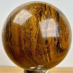 Tigereye Exceptional large AAA Tigereye sphere - Hoogte: