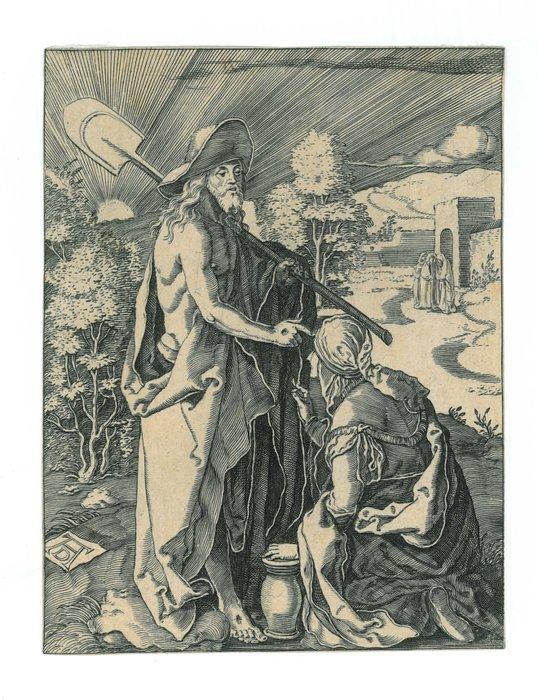Albrecht Dürer (1471-1528), after - De Opgestane Christus, Antiek en Kunst, Antiek | Overige Antiek