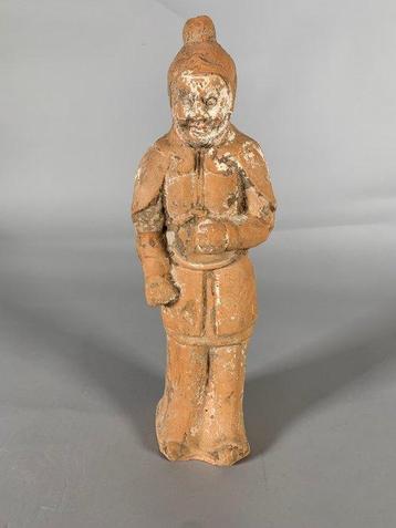 Chinois ancien Terre cuite Soldier Figure - 36 cm