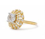 Bague de fiançailles - 14 carats Or jaune - 1.45ct. tw.