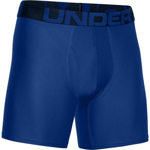 Under Armour Tech 6in Boxers 2 Pack-BLU - Maat SM, Kleding | Heren, Ondergoed, Blauw, Boxer, Ophalen of Verzenden