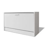 Schoenenkast Wit 80cm | Retour Deal | -60% Korting!, Verzenden, Nieuw, Stijlvol
