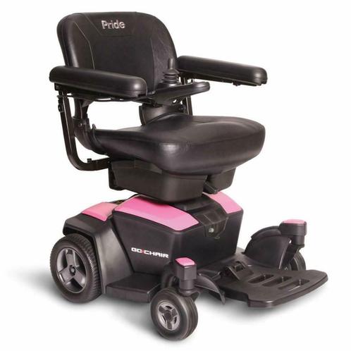 Elektrische Rolstoel Pride Go Chair Rose Quartz (Nieuw), Diversen, Rolstoelen, Elektrische rolstoel, Nieuw, Inklapbaar, Ophalen of Verzenden