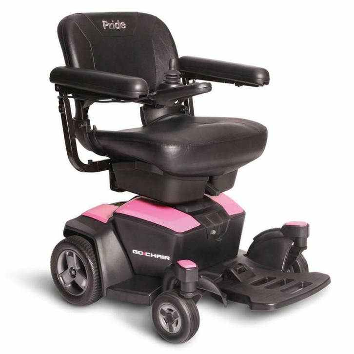 Elektrische Rolstoel Pride Go Chair Rose Quartz (Nieuw), Diversen, Rolstoelen, Elektrische rolstoel, Nieuw, Inklapbaar, Ophalen of Verzenden