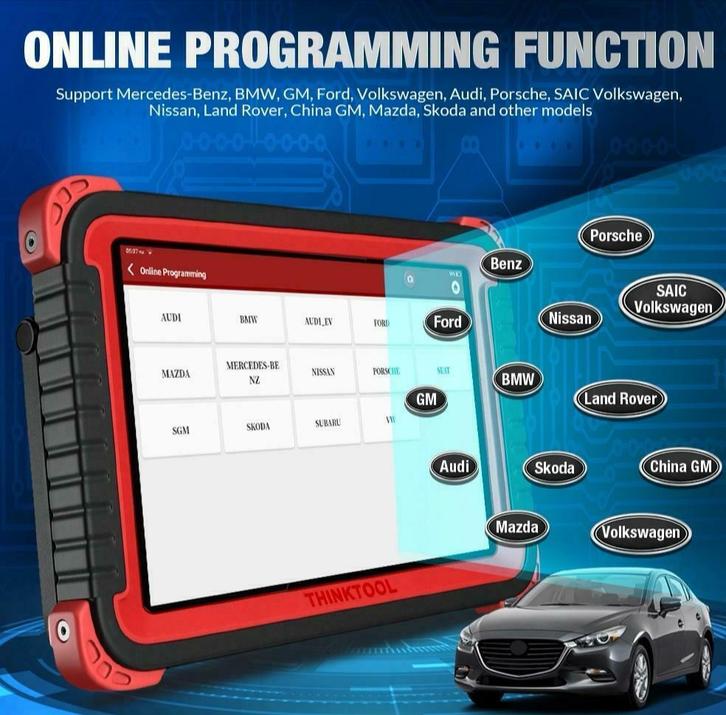Thinktool universeel diagnose tablet coderen programmeren, Auto diversen, Autogereedschap, Nieuw, Verzenden