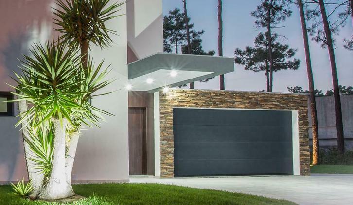 Sectionaalpoort - Sectionale Poort- Met Motor RAL7016/9016, Doe-het-zelf en Bouw, Deuren en Vliegenramen, Nieuw, Kunststof, Metaal