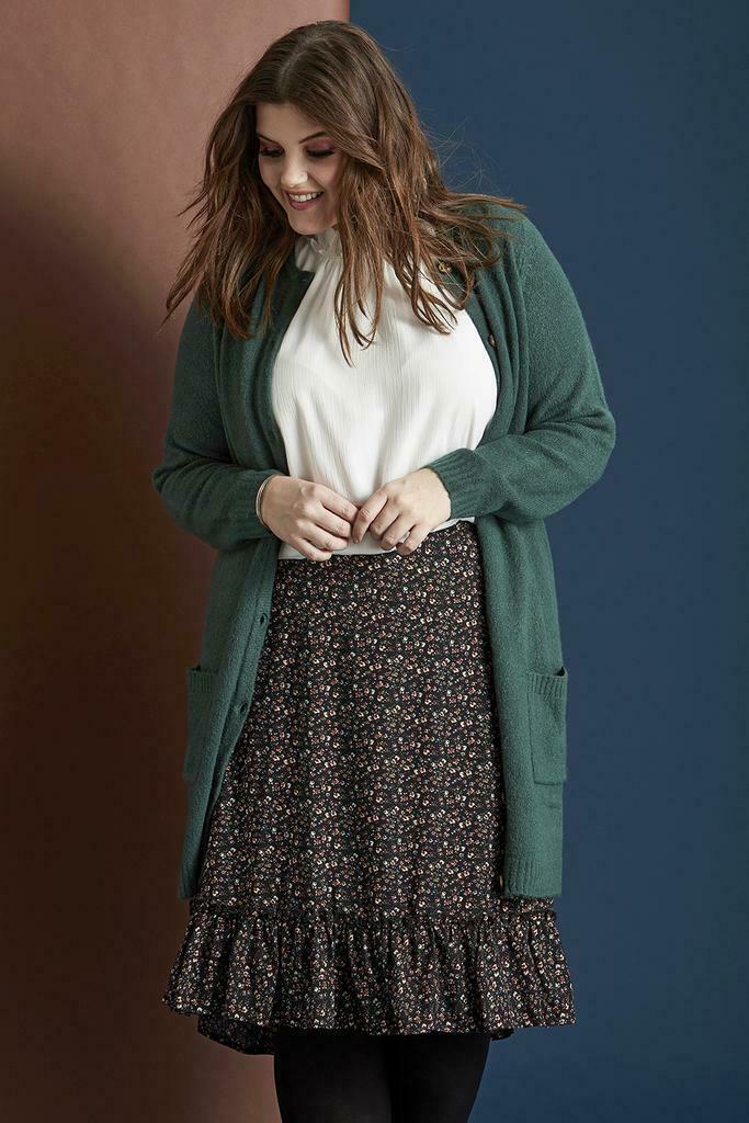 Rok INGE Zhenzi ruche zoom maat 58, Kleding | Dames, Rokken, Verzenden