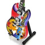 Miniatuur Gibson SG Fool  gitaar met gratis standaard, Verzenden, Nieuw, Beeldje, Replica of Model