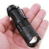 ABC-led 300 Lumens LED zaklamp mini black 9,3 CM, Verzenden