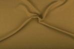Bi-stretch stof camel bruin - Polyester stof 50m op rol, Hobby en Vrije tijd, Stoffen en Lappen, 200 cm of meer, Nieuw, Polyester
