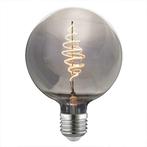 LED Filament Globe lamp Smoked 200mm 8.5 Watt Dimbaar Extra, Verzenden, Nieuw, Modern, E27 (groot)