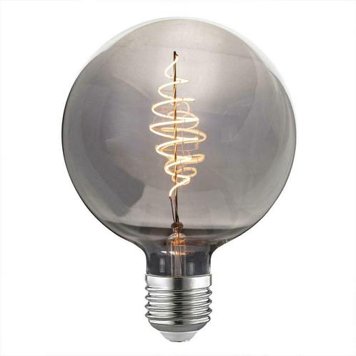 LED Filament Globe lamp Smoked 200mm 8.5 Watt Dimbaar Extra, Huis en Inrichting, Lampen | Losse lampen, Nieuw, E27 (groot), Verzenden