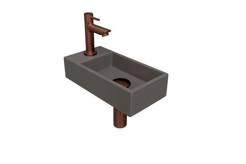 Fonteinset INK Versus 36x18x9 cm Quartz Beton Met Kraangat, Doe-het-zelf en Bouw, Sanitair, Overige typen, Nieuw, Ophalen of Verzenden