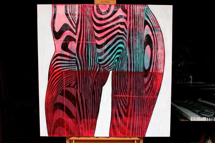 Aleix Albareda - Corpum IV -XL, Antiek en Kunst, Kunst | Schilderijen | Modern