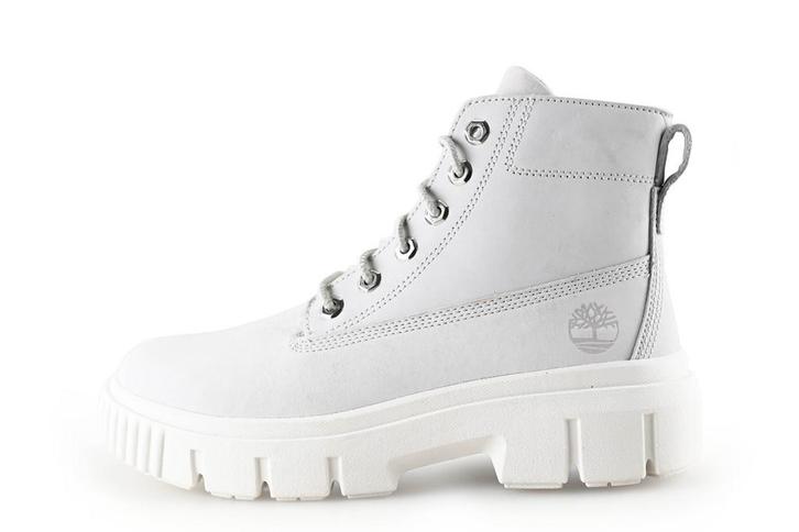 Timberland veterboots in maat 39½ Wit | 25% korting, Kleding | Dames, Schoenen, Wit, Gedragen, Overige typen, Verzenden