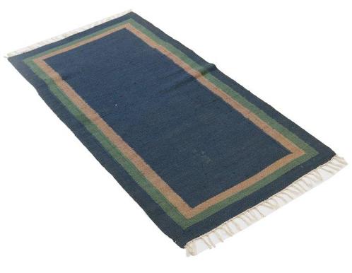 Moderne Indo Kelim van wol - Vloerkleed - 140 cm - 70 cm -, Huis en Inrichting, Stoffering | Tapijten en Vloerkleden