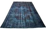 Jeans bleu vintage - Tapis - 280 cm - 175 cm -  Fait main