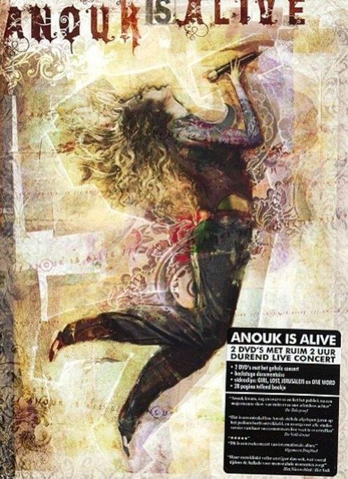 Anouk - Anouk Is Alive (2DVD - special edition) op DVD, Cd's en Dvd's, Dvd's | Muziek en Concerten, Nieuw in verpakking, Verzenden