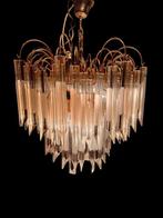 Plafondlamp - Messing, glas in Murano-stijl