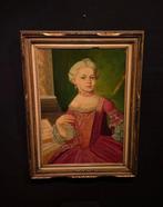 Franse school (XX) - Ritratto di dama, Antiek en Kunst