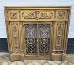 Bronzen deuren in originele omlijsting - Openhaard