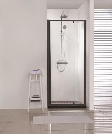 Sanifun douchedeur Novo 1120 - 1220 x 2000 Zwart, Ophalen of Verzenden, Douche